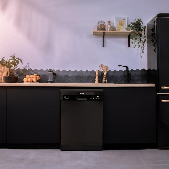 Cecotec Lavavajillas Bolero Aguazero 6500 15 cubiertos 6 programas Clase C Antracita