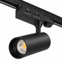 Lumiastra Foco de Carril LED Trifásico Regulable Negro