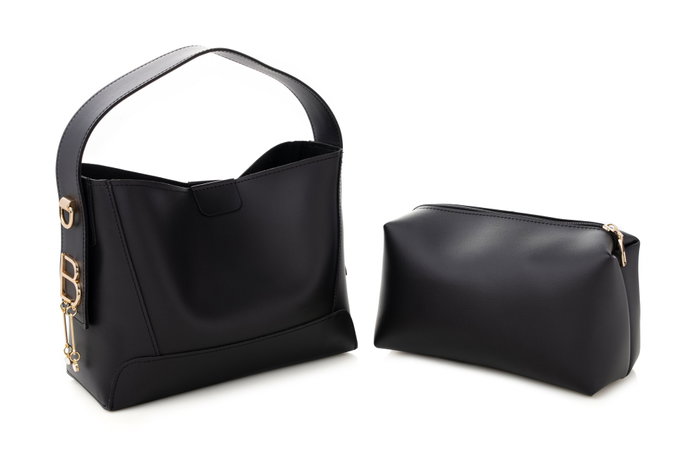 Lucky Bees 925 Bandolera / Bolso de hombro Piel de polivinilo Negro Elegante y Versátil Ideal para el Día a Día Comodidad y Funcionalidad Inigualables