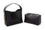 Lucky Bees 925 Bandolera / Bolso de hombro Piel de polivinilo Negro Elegante y Versátil Ideal para el Día a Día Comodidad y Funcionalidad Inigualables