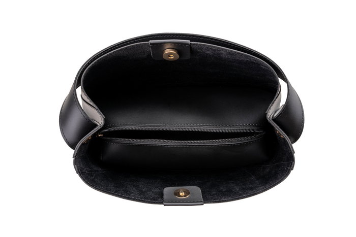 Lucky Bees 925 Bandolera / Bolso de hombro Piel de polivinilo Negro Elegante y Versátil Ideal para el Día a Día Comodidad y Funcionalidad Inigualables