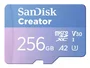 SanDisk Tarjeta MicroSDXC Creator 256 GB Azul