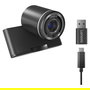 Lenovo Webcam QHD 2K, Micrófono Direccional, Ajustable (FOV 90/78/65), Enfoque Automático, HDR, Encuadre AI por Rostro, Cable Desmontable USB-C/A 1.5 m