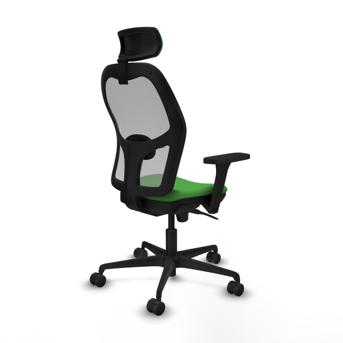 PIQUERAS Y CRESPO Silla de oficina Jorquera con mecanismo Sincro, Verde y Gris