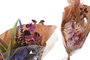 DKD Home Decor Ramo de Flores de Poliéster Surtido (Lila y Rosa)