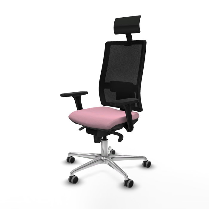 PIQUERAS Y CRESPO Silla de oficina Horna Rosa con mecanismo Sincro PIQUERAS Y CRESPO Silla de oficina Horna Rosa con mecanismo Sincro
