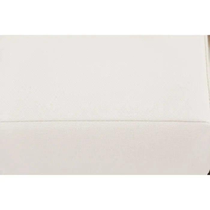 Banco de jardín ALMA de madera de acacia FSC con cojines - 2 personas - Blanco