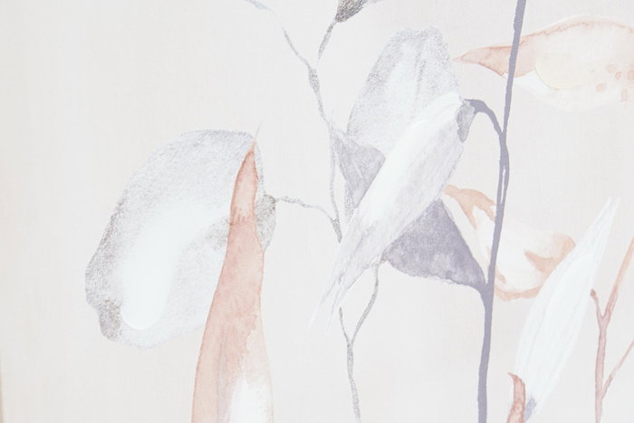 DKD Home Decor Cuadro Tradicional 3 x 70 x 50 cm Lienzo Abeto Beige Ambar Hojas (2 Unidades)