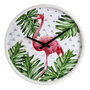 Reloj Flamencos 2/M Blanco-Rosa 30,50 X 5,50 X 30,50 cm (Set de 2)