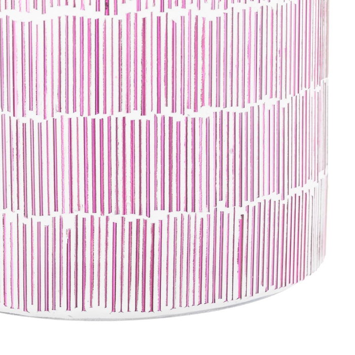 Ixia Portavelas Rosa Cristal Decoración 13 x 13 x 20 cm Ixia Portavelas Rosa Cristal Decoración 13 x 13 x 20 cm
