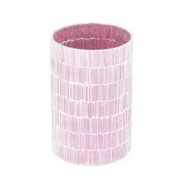 Ixia Portavelas Rosa Cristal Decoración 13 x 13 x 20 cm