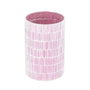 Ixia Portavelas Rosa Cristal Decoración 13 x 13 x 20 cm