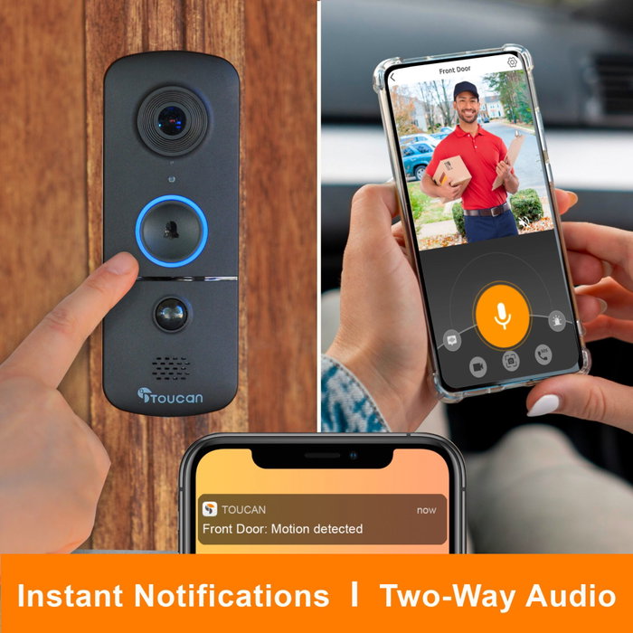 Toucan Timbre con Vídeo Inalámbrico con Timbre V3