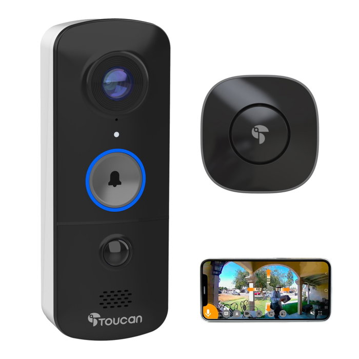 Toucan Timbre con Vídeo Inalámbrico con Timbre V3