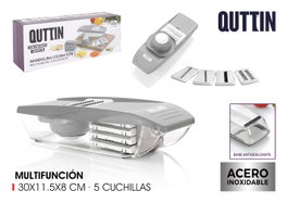Quttin Mandolina 5 Funciones con Depósito (6 Unidades) inevitablemente profesional