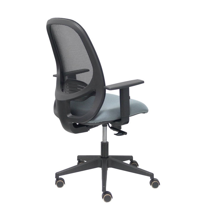 PIQUERAS Y CRESPO Silla Cilanco con Mecanismo Sincro, Malla Negra y Asiento Gris PIQUERAS Y CRESPO Silla Cilanco con Mecanismo Sincro, Malla Negra y Asiento Gris
