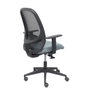 PIQUERAS Y CRESPO Silla Cilanco con Mecanismo Sincro, Malla Negra y Asiento Gris
