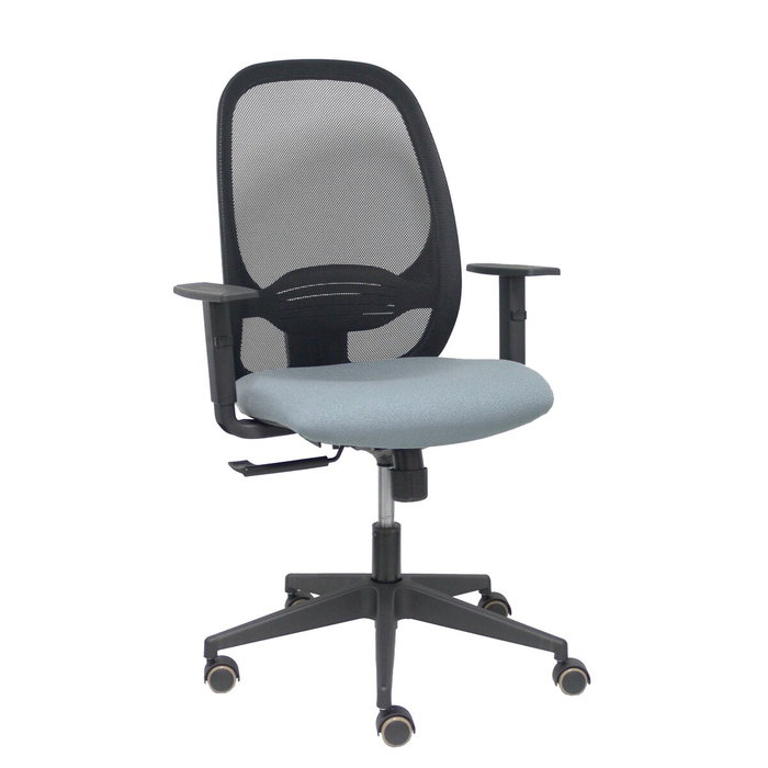 PIQUERAS Y CRESPO Silla Cilanco con Mecanismo Sincro, Malla Negra y Asiento Gris PIQUERAS Y CRESPO Silla Cilanco con Mecanismo Sincro, Malla Negra y Asiento Gris