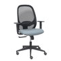 PIQUERAS Y CRESPO Silla Cilanco con Mecanismo Sincro, Malla Negra y Asiento Gris