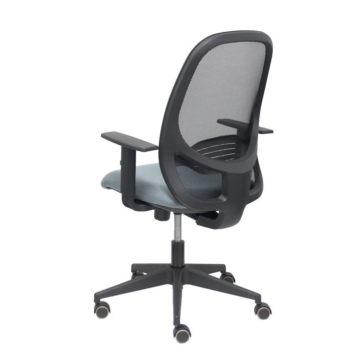 PIQUERAS Y CRESPO Silla Cilanco con Mecanismo Sincro, Malla Negra y Asiento Gris PIQUERAS Y CRESPO Silla Cilanco con Mecanismo Sincro, Malla Negra y Asiento Gris