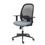 PIQUERAS Y CRESPO Silla Cilanco con Mecanismo Sincro, Malla Negra y Asiento Gris