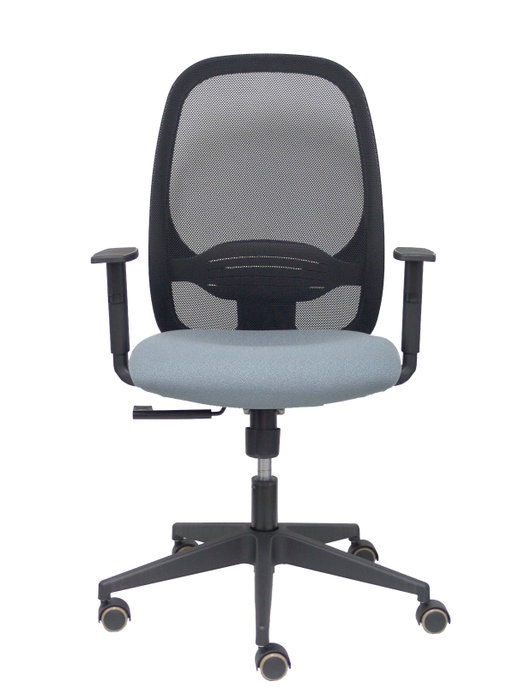 PIQUERAS Y CRESPO Silla Cilanco con Mecanismo Sincro, Malla Negra y Asiento Gris PIQUERAS Y CRESPO Silla Cilanco con Mecanismo Sincro, Malla Negra y Asiento Gris