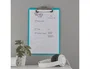 Leitz Wow Carpeta con Pinza Portablocs DIN A4 Turquesa Metalizado