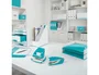 Leitz Wow Carpeta con Pinza Portablocs DIN A4 Turquesa Metalizado