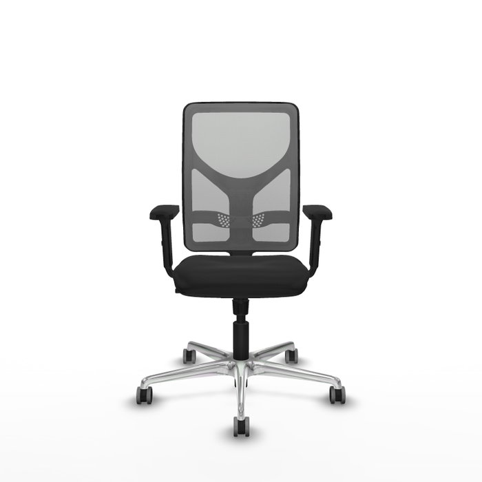 PIQUERAS Y CRESPO Silla de oficina Motilla con mecanismo Sincro, Negro y Gris PIQUERAS Y CRESPO Silla de oficina Motilla con mecanismo Sincro, Negro y Gris