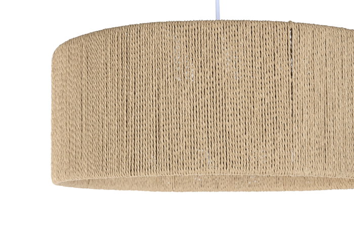 DKD Home Decor Lampara Techo Urban Marron 40 x 15.5 x 40 cm Cuerda Pp E27 DKD Home Decor Lampara Techo Urban Marron 40 x 15.5 x 40 cm Cuerda Pp E27