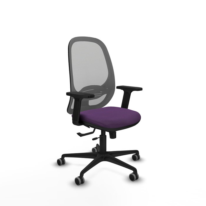 PIQUERAS Y CRESPO Silla de oficina Cilanco con mecanismo Sincro/Traslack, Morado y Gris PIQUERAS Y CRESPO Silla de oficina Cilanco con mecanismo Sincro/Traslack, Morado y Gris