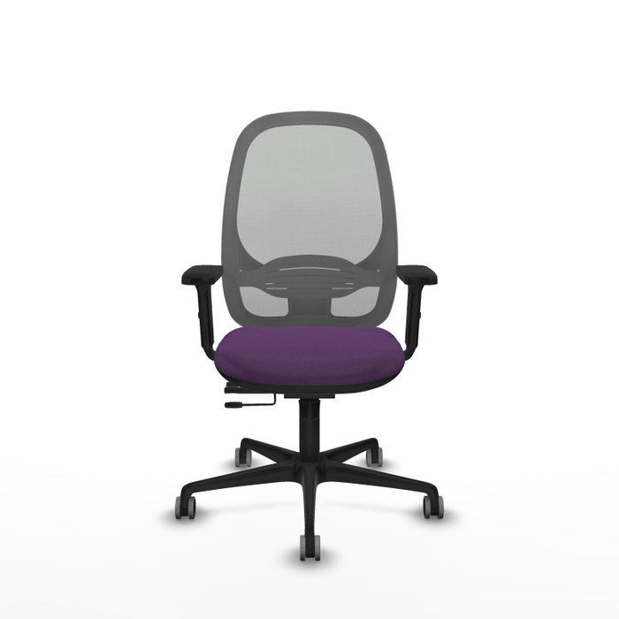 PIQUERAS Y CRESPO Silla de oficina Cilanco con mecanismo Sincro/Traslack, Morado y Gris PIQUERAS Y CRESPO Silla de oficina Cilanco con mecanismo Sincro/Traslack, Morado y Gris