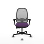 PIQUERAS Y CRESPO Silla de oficina Cilanco con mecanismo Sincro/Traslack, Morado y Gris