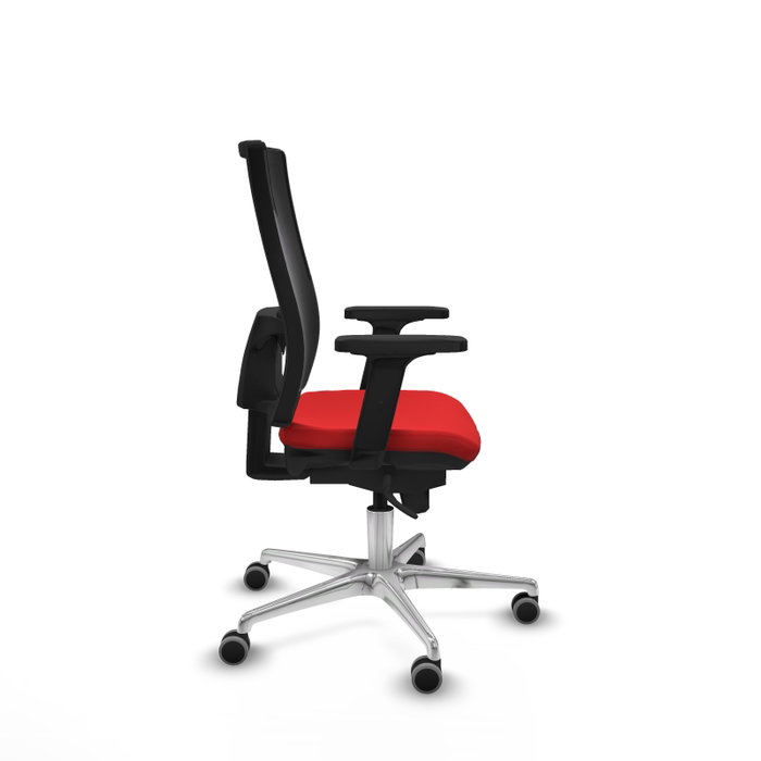PIQUERAS Y CRESPO Silla de oficina Horna con mecanismo Sincro, Rojo y Negro PIQUERAS Y CRESPO Silla de oficina Horna con mecanismo Sincro, Rojo y Negro