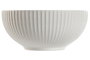 DKD Home Decor Bol de Porcelana Blanco CARVE LOVING 24