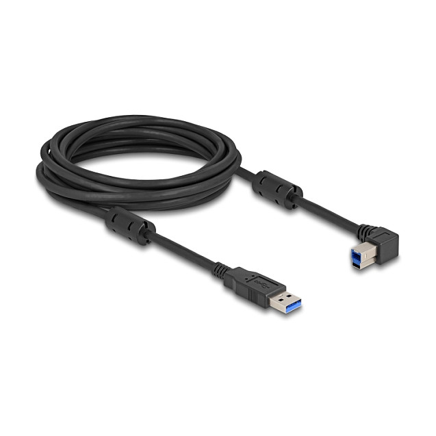 DeLOCK Cable USB 5 Gbps Tipo-A a Tipo-B 90° izquierdo 5 m DeLOCK Cable USB 5 Gbps Tipo-A a Tipo-B 90° izquierdo 5 m