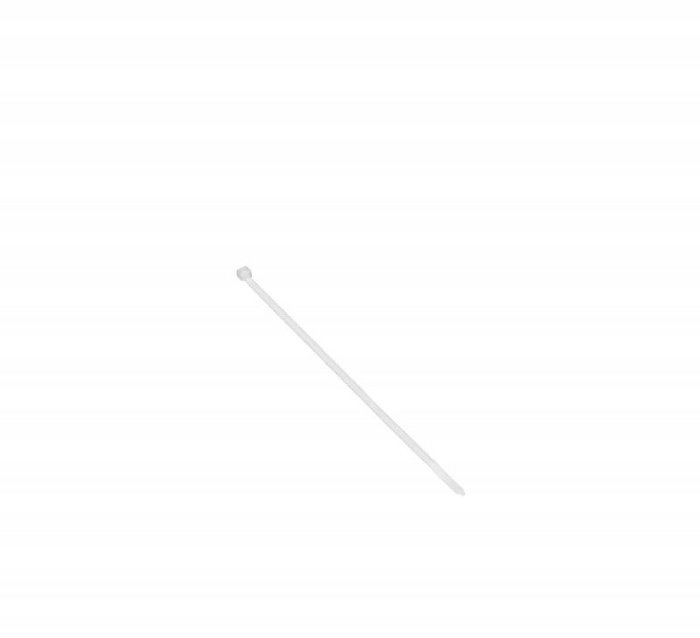 ORNO Bridas Blancas 2.5mm x 150mm, Paquete de 100 Unidades - Ref. 100pzs.blanco