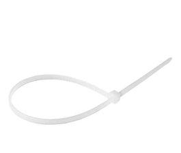 ORNO Bridas Blancas 2.5mm x 150mm, Paquete de 100 Unidades - Ref. 100pzs.blanco