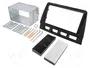 PER.PIC. Bastidor de montaje de radio para Kia Picanto 2006+, 2 DIN, negro