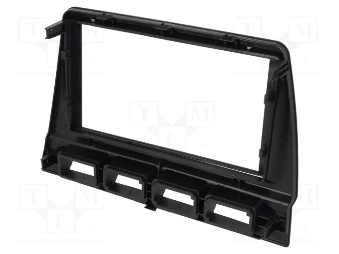 PER.PIC. Bastidor de montaje de radio para Kia Picanto 2006+, 2 DIN, negro
