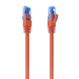 AISENS - CABLE DE RED LATIGUILLO RJ45 CAT.6 UTP AWG26 CCA, ROJO, 4.0M