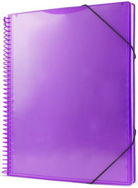 Carpeta Fundas (Tarifario) Pryse Pp Personalizable A4 30 F. Lila (Set de 12)