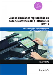 PARANINFO, Gestión auxiliar de reproducción en soporte convencional o informático, RICARDO HERRERO DOMINGO - PARANINFO