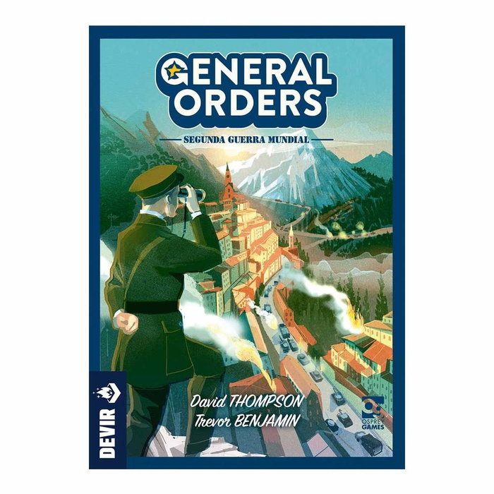 Devir General Orders - Juego de Mesa Estratégico Wargame Segunda Guerra Mundial para 2 Jugadores, 30 Minutos, Edad 14+, Castellano