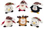 DKD Home Decor Peluche de Poliéster Reversible Multicolor