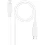 Nano Cable 10.01.2301-W Cable USB 2.0 Tipo-C Macho a Tipo-C Macho Blanco 1 Metro 480Mbps