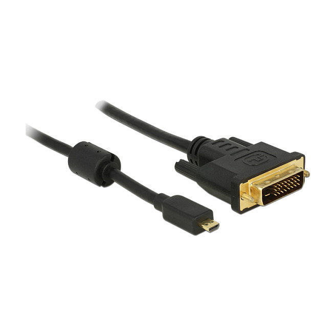 DeLOCK 83586 Cable adaptador de vídeo Micro-HDMI a DVI-D, 2 m