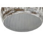 DKD Home Decor Pantalla de Metal Decape Gris Claro 60x60x60 para Techo