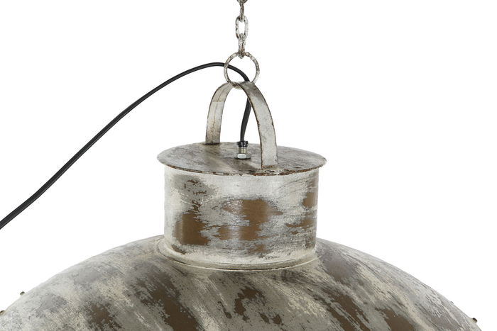 DKD Home Decor Lamp rustik 23 Pantalla Gris Claro Metal 60x60x60 cm DKD Home Decor Lamp rustik 23 Pantalla Gris Claro Metal 60x60x60 cm