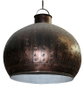 DKD Home Decor Pantalla de Metal Decape Gris Claro 60x60x60 para Techo
